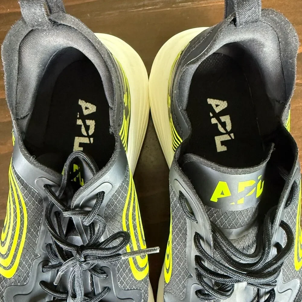 APL Men's Streamline Running Shoes Black Energy White Athletic Men's Size 11